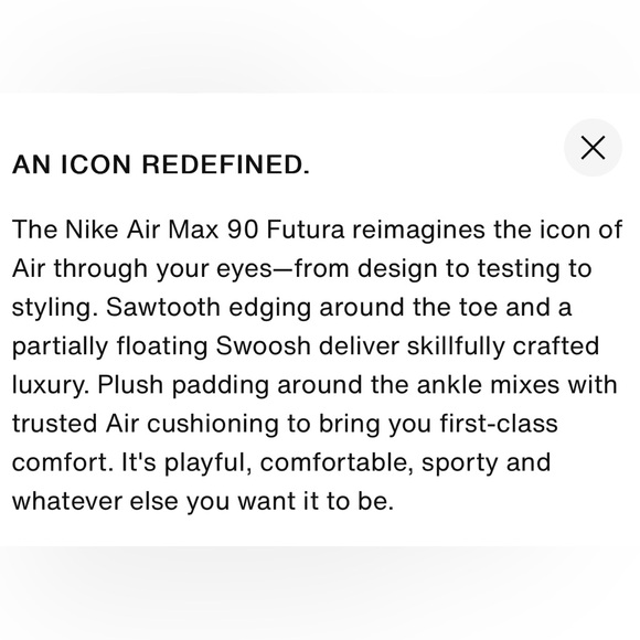 BNWT! Nike Air Max 90 Futura Sneaker (women) - Picture 7 of 9